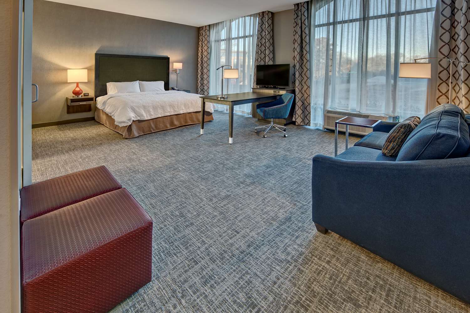 جناح استوديو بسرير كينج لذوي الإعاقة، Hampton Inn Suites Franklin Berry Farms 2/4