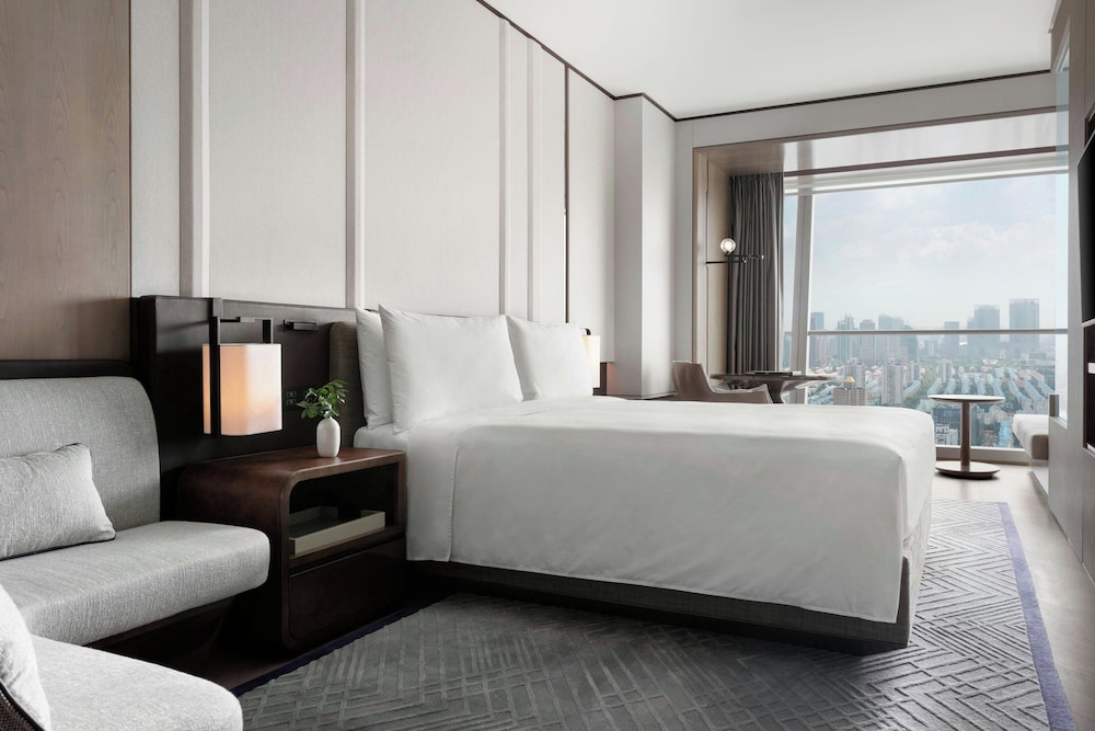استوديو ديلوكس بسرير كينج، Jw Marriott Marquis Hotel Shanghai Pudong 5/8