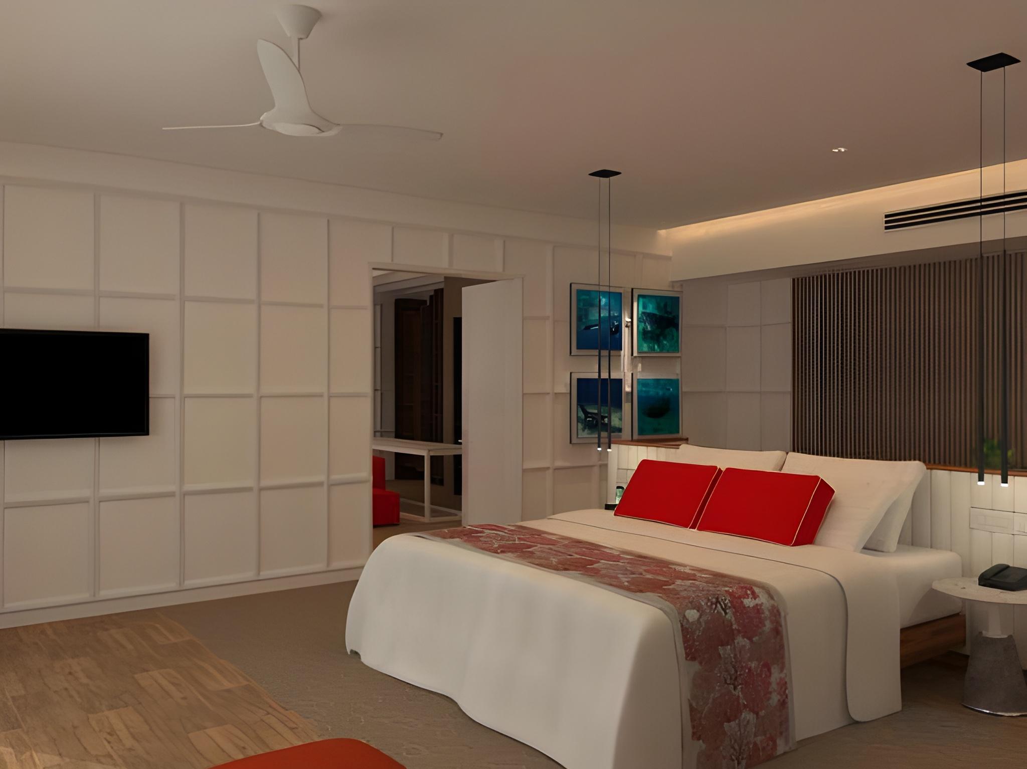 Water Villa, Superior, King Bed, Sofa, with Pool