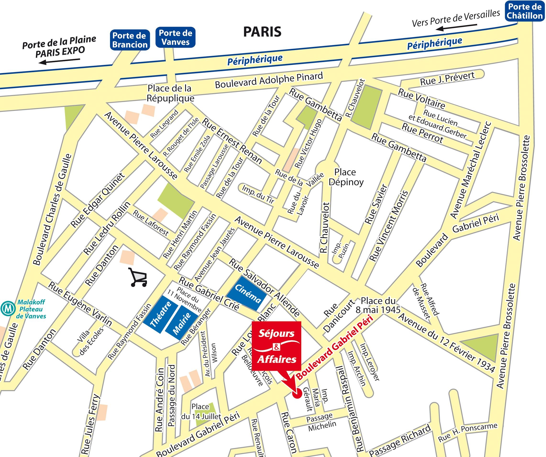 Sejours & Affaires Paris Malakoff 4/36