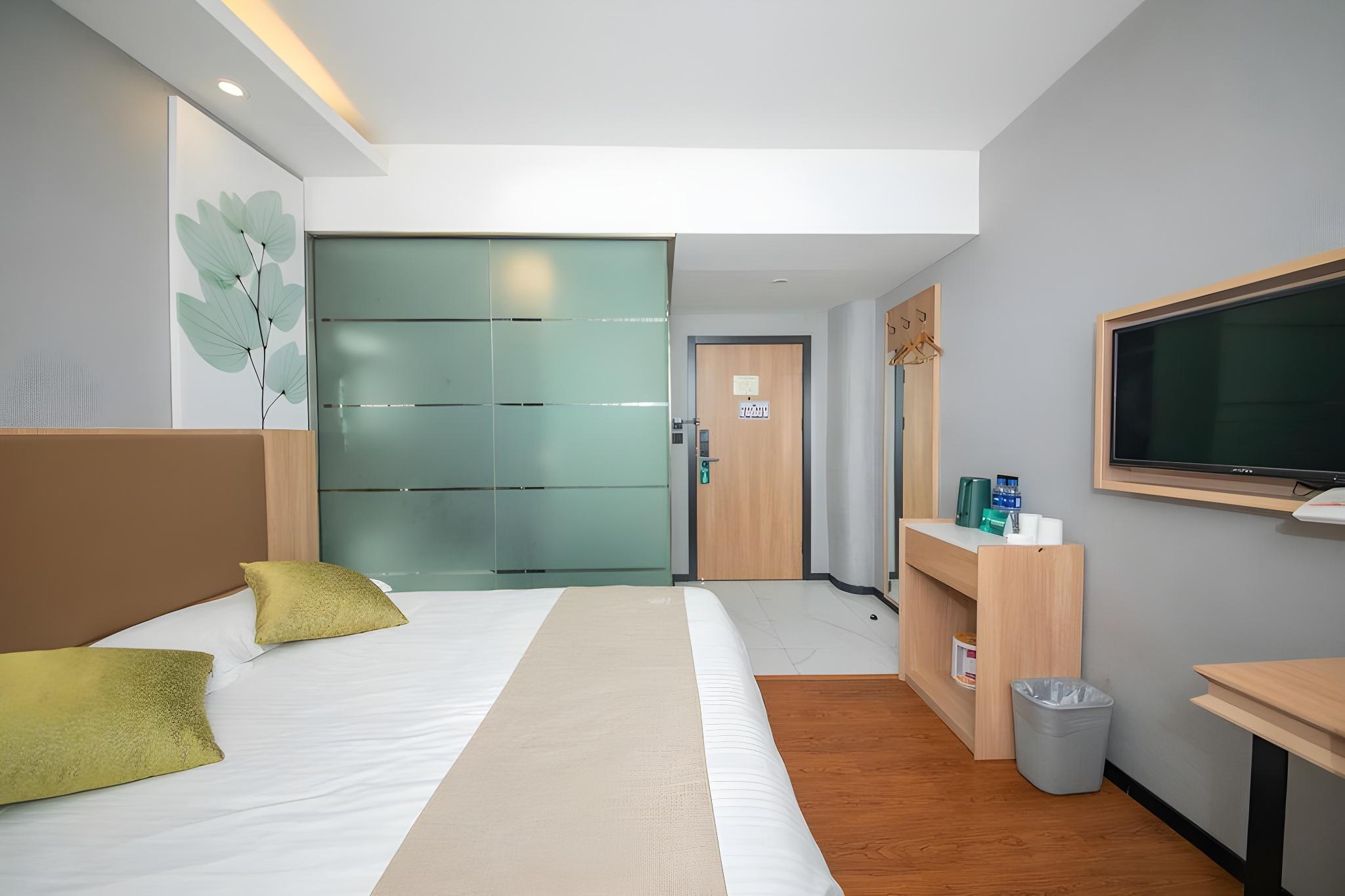 غرفة بزنس مفردة، Greentree Inn Wenzhou Xiaonanmen Express Hotel 2/2