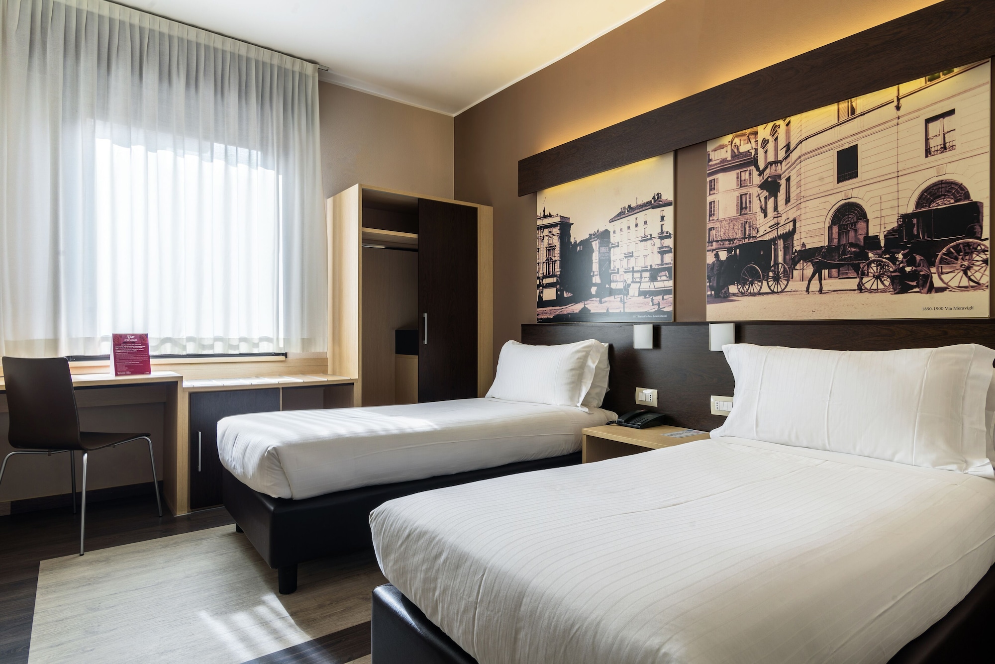 غرفة كومفورت بسريرين منفصلين، B&B Hotel Milano Portello 5/10