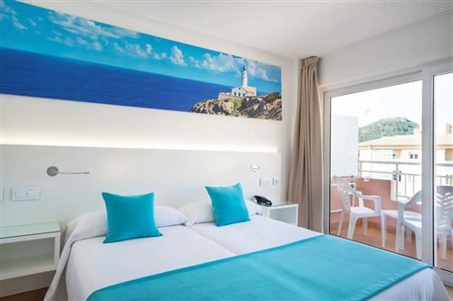 Room, Single, Double or Twin Bed, Balcony