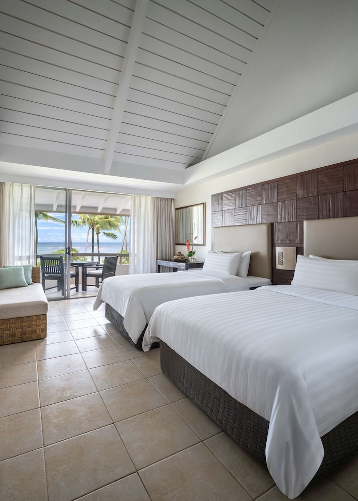 Ocean, Deluxe, 2 Double Beds، Shangri-La Yanuca Island 2/4
