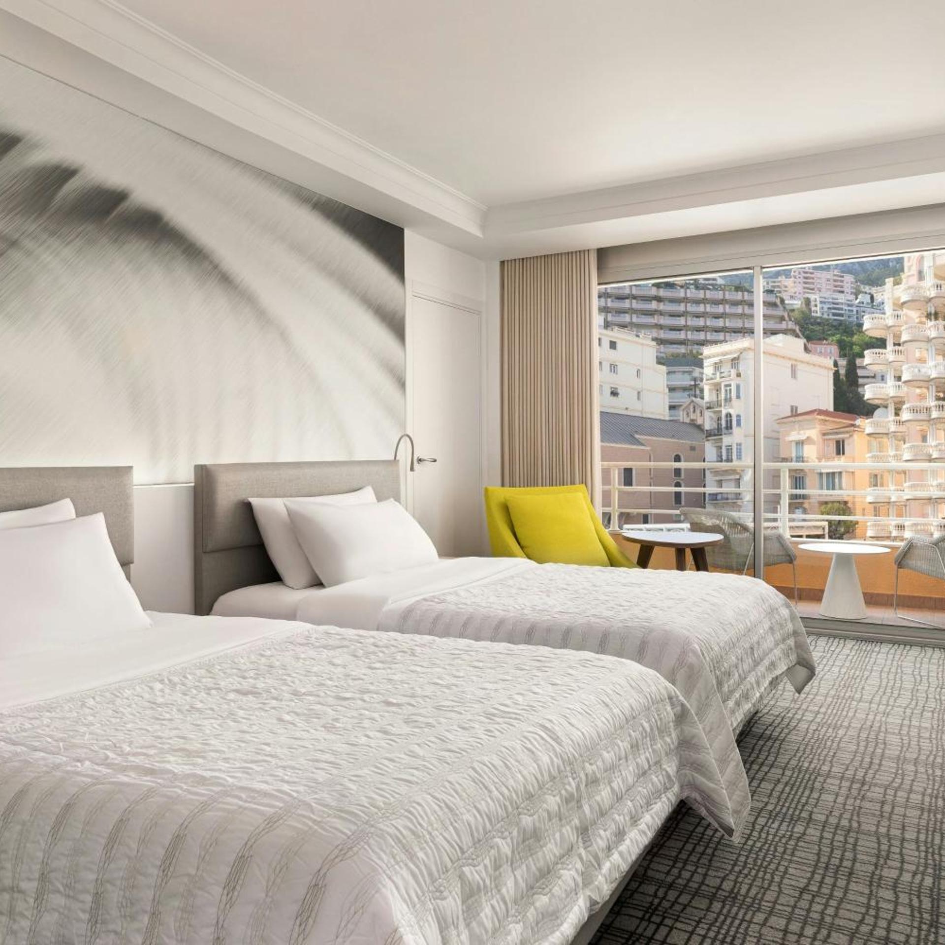 Superior, 2 Double Beds, City View, High Floor