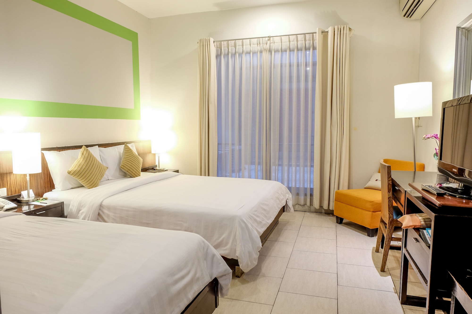 Urban, Triple, 1 Queen and 1 Single Bed، Hotel De Bangkok 7/9