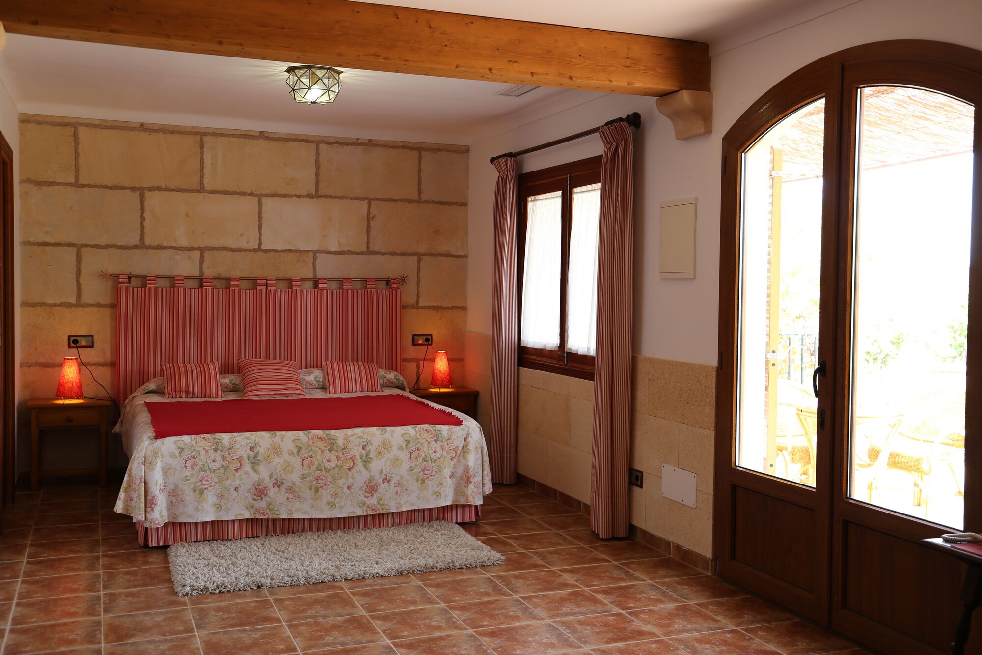 Junior Suite, 1 Double and 1 Single Bed, Garden Area