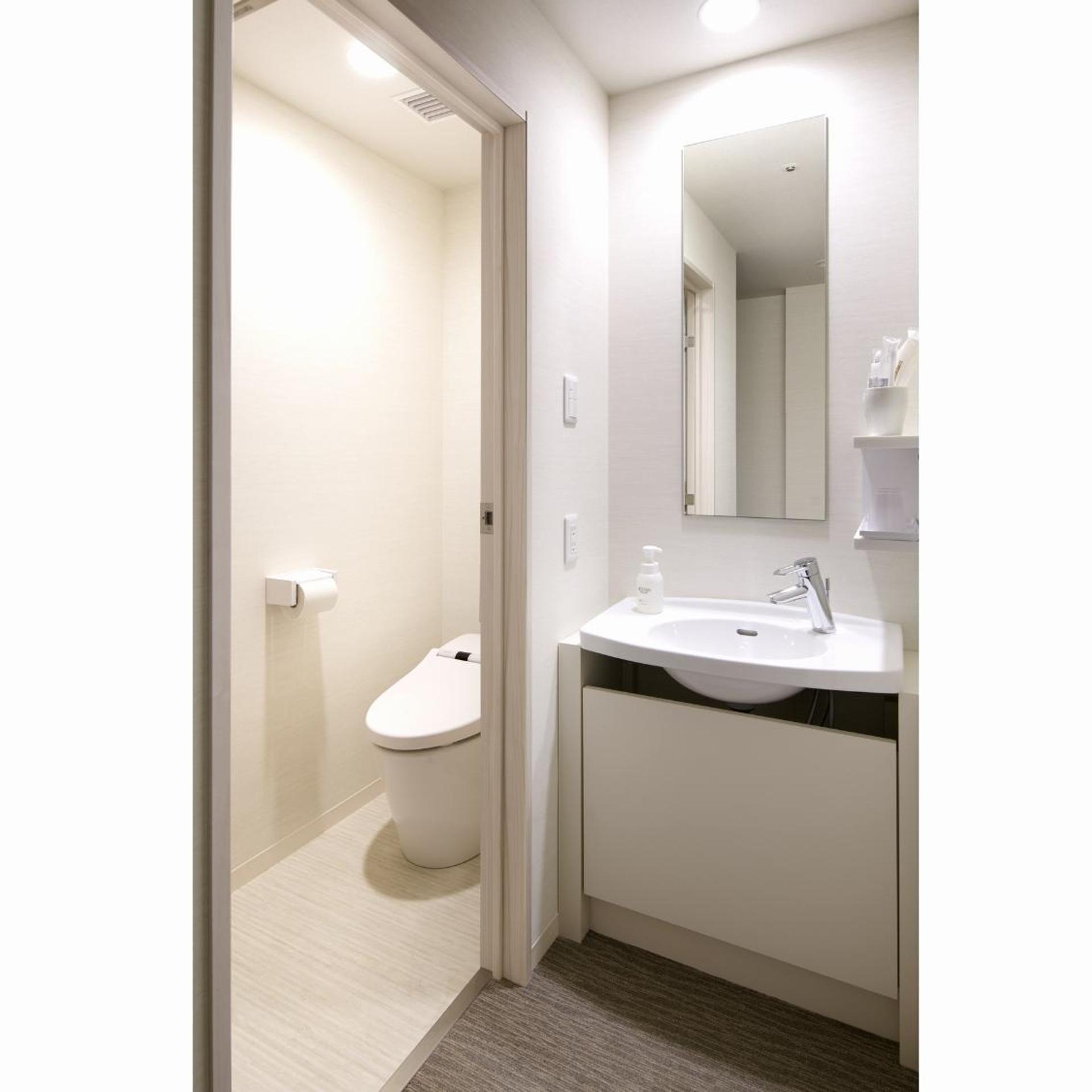 غرفة بسرير كينج بإطلالة على المدينة، HOTEL Crown Hills Ueno Premier (ex Life Tree Ueno) 5/7