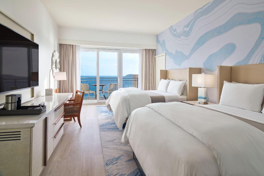 Ocean, Guest Room, 2 Queen Beds, Ocean View, Balcony
