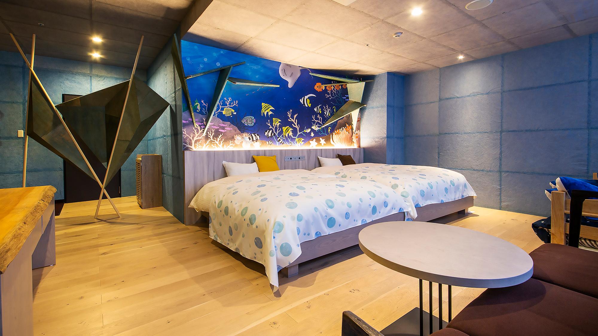 Princess, Ocean, Paradise, Twin Beds