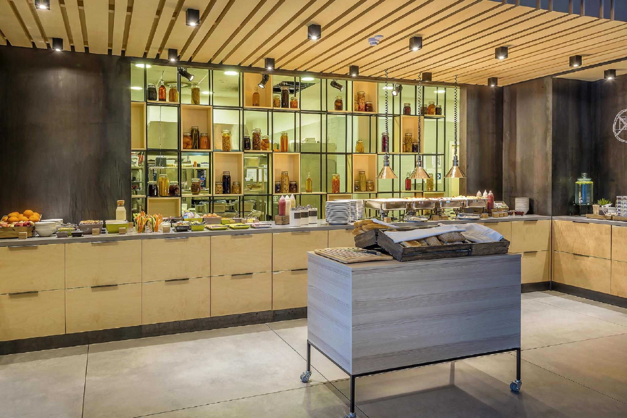 Lobby at Urbihop Hotel, VILNIUS