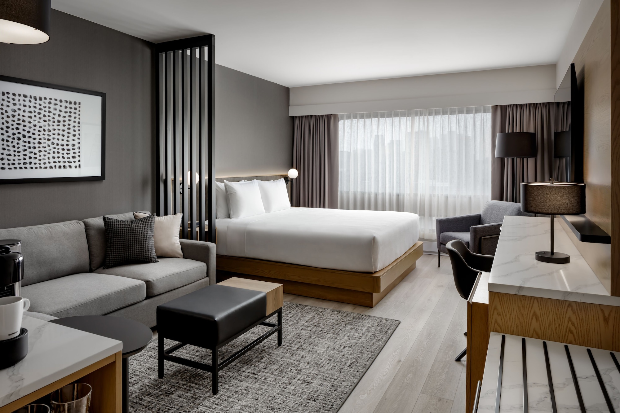 Room, King Bed, Sofa, High Floor