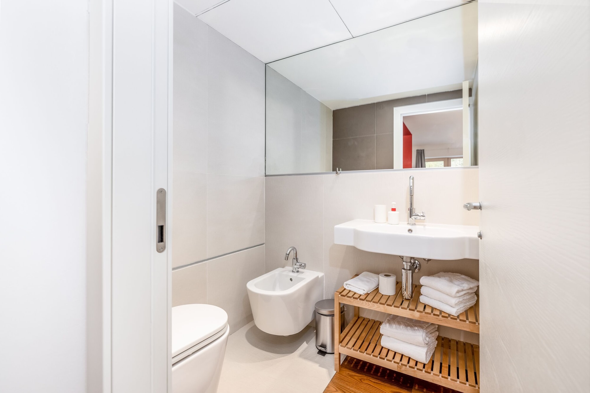 شقة بسرير كوين بغرفة نوم واحدة مع أريكة، Quercus Appartements 7/9