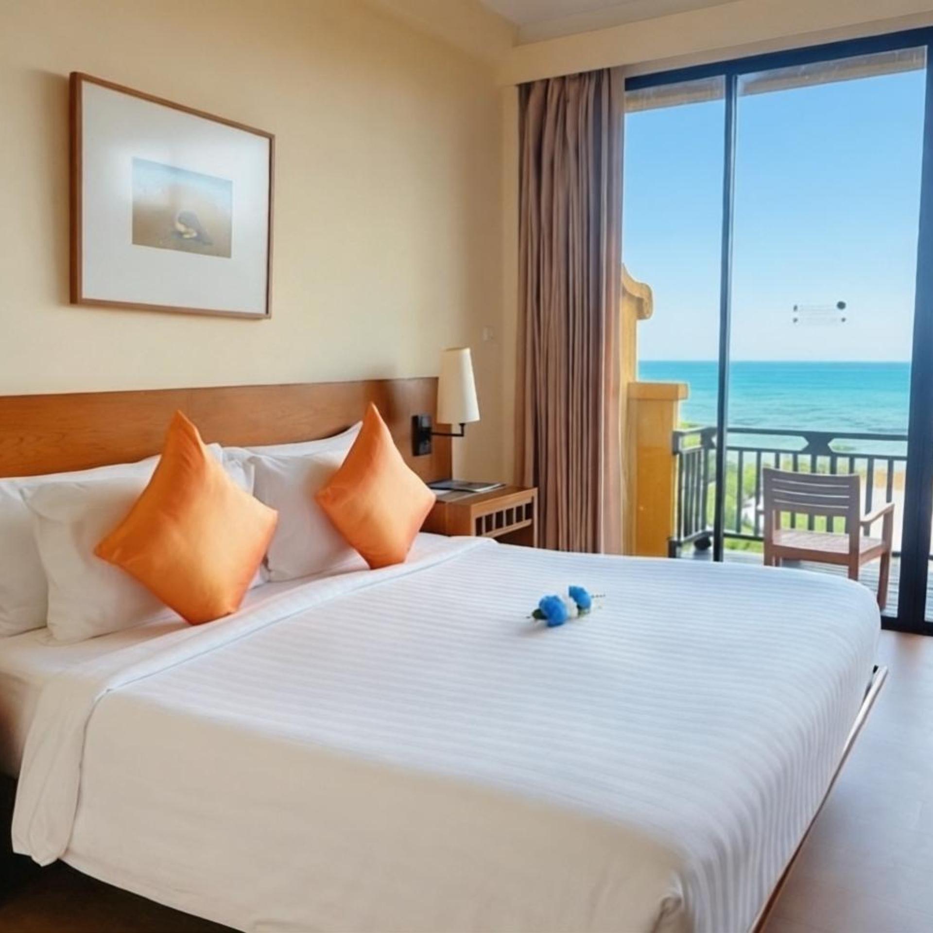 Super, Deluxe, Double Bed, Sea View