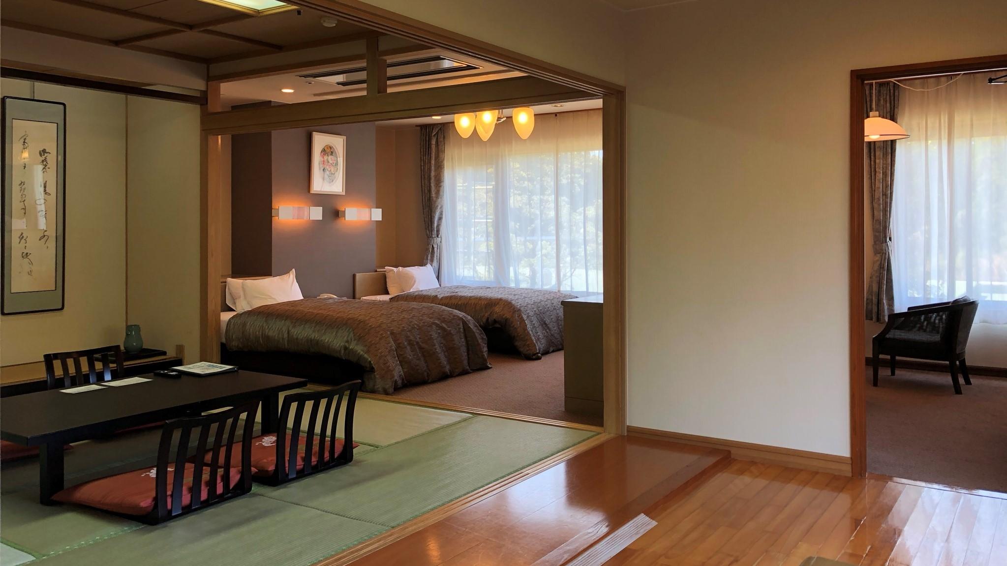 Semi Western, Style, Deluxe, Twin Beds, Tatami
