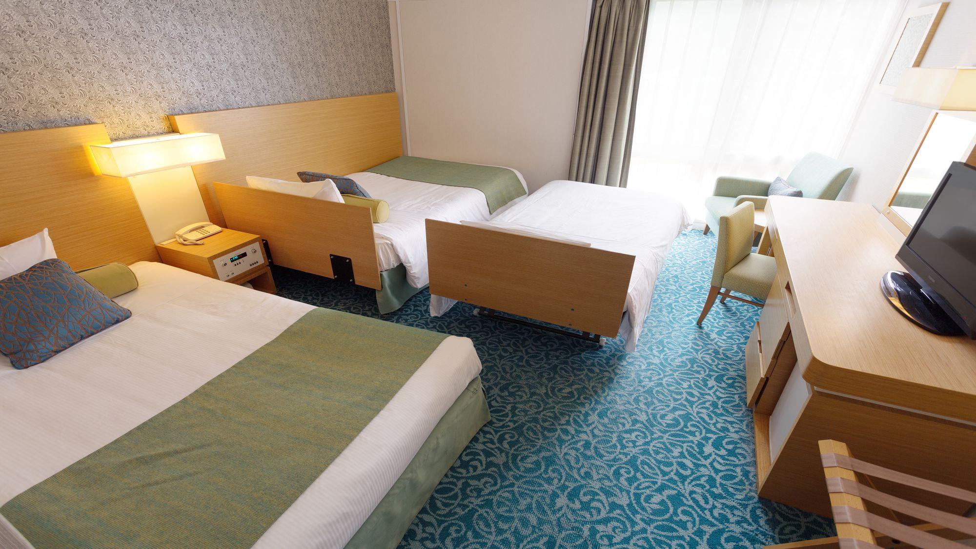 Garden, Twin Beds, with Extra Bed, Annex