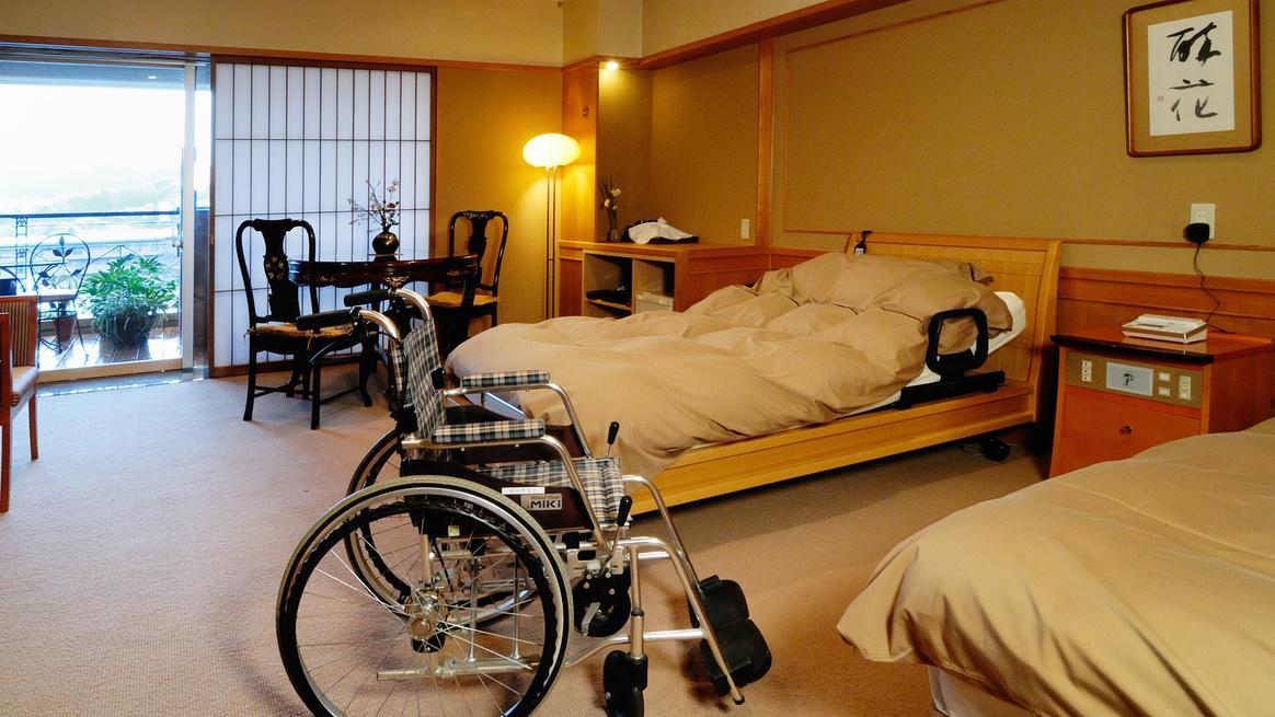 Room, Twin Beds, Outdoor Bath
