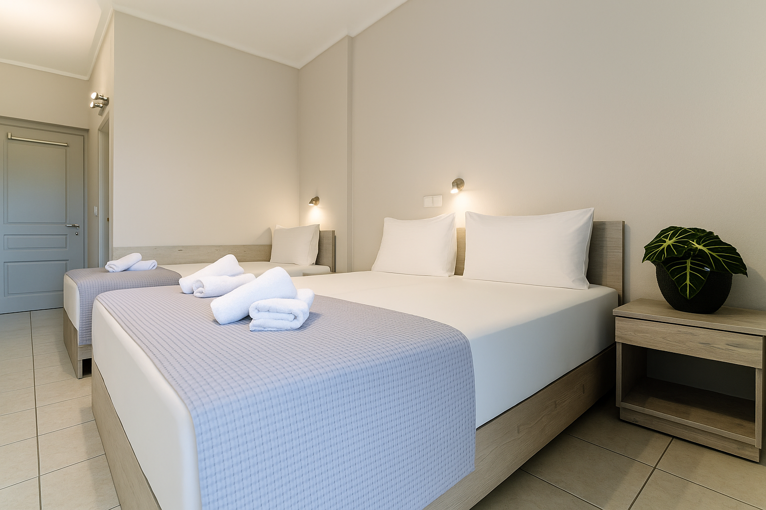 ROOM, TRIPLE, SEA VIEW