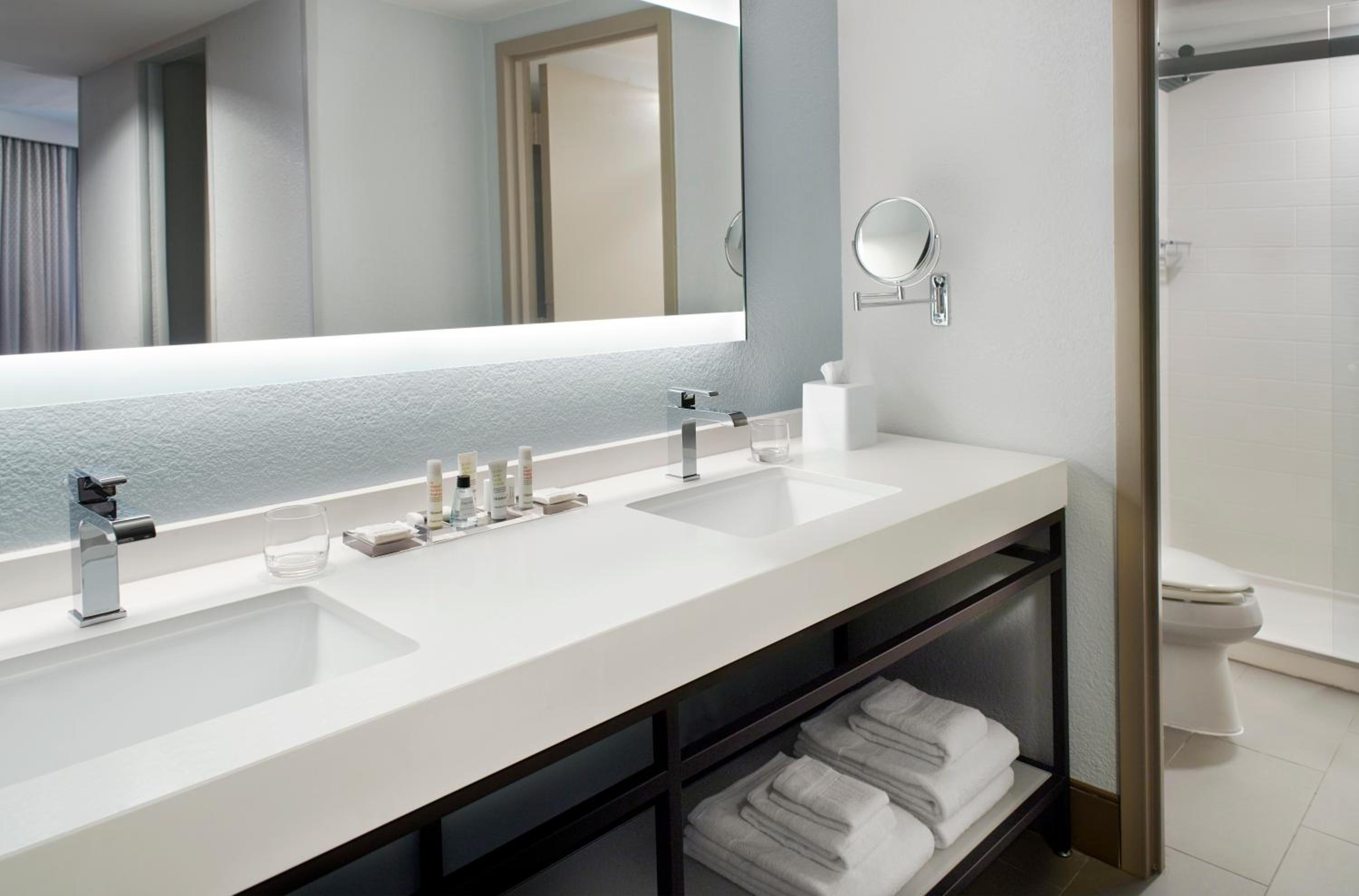جناح بسرير كينج بغرفة نوم واحدة مع أريكة، Atlanta Evergreen Lakeside Resort 3/4