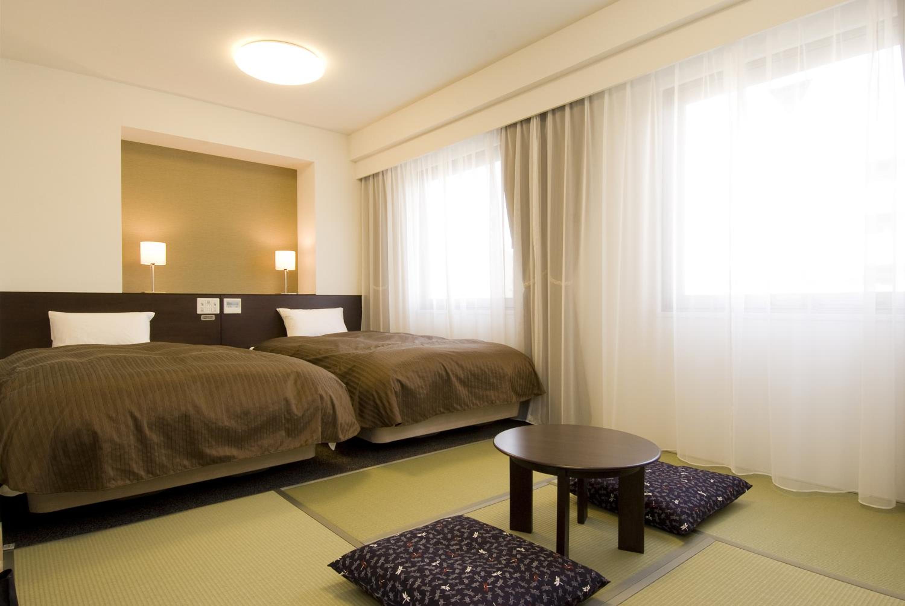 Japanese Western, 2 Semi Double Beds, Club Floor