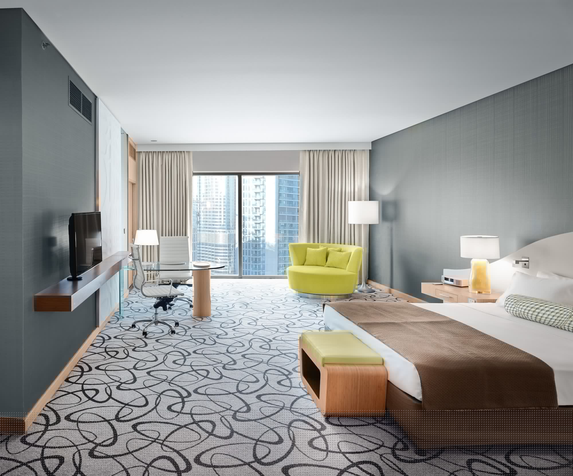 LUXURY, KING BED, BURJ KHALIFA VIEW