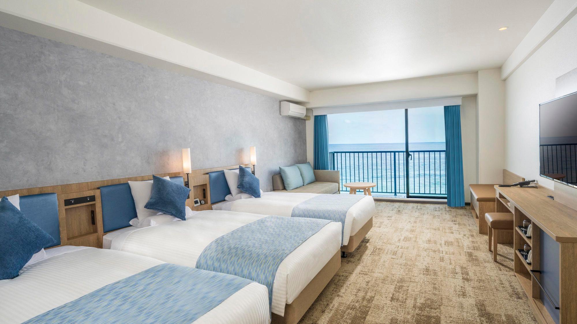 Superior, Triple, Ocean Front, Balcony