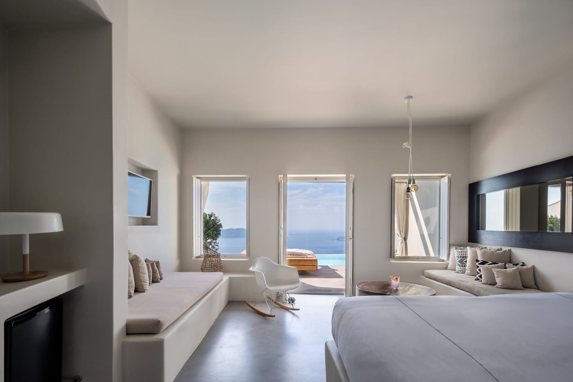 جناح سوبيريور بسرير مزدوج بإطلالة على البحر مع أريكة بمسبح خاص، West East Suites - Adults Only 2/4