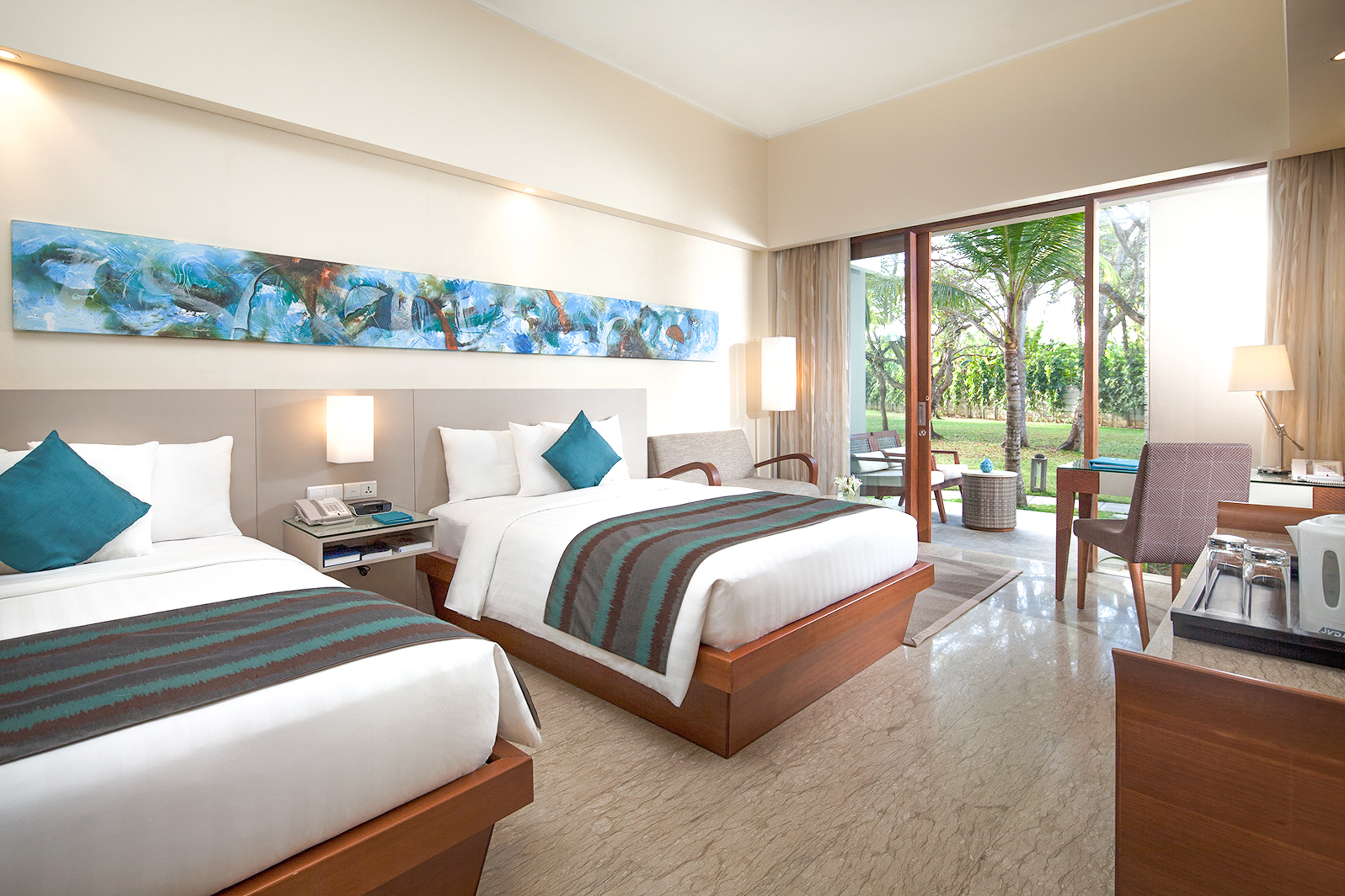 غرفة ديلوكس بسرير مزدوج أو سريرين منفصلين، Courtyard By Marriott Bali Nusa Dua Resort 2/2