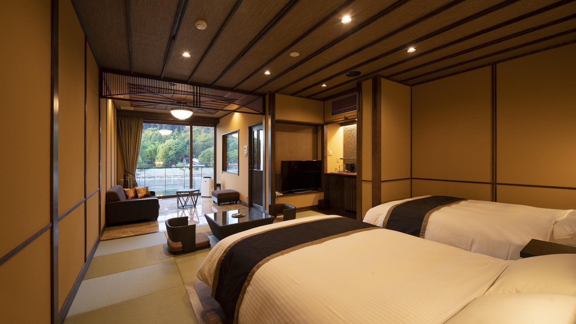 Orchid, Suite, Twin Beds, Mountain View