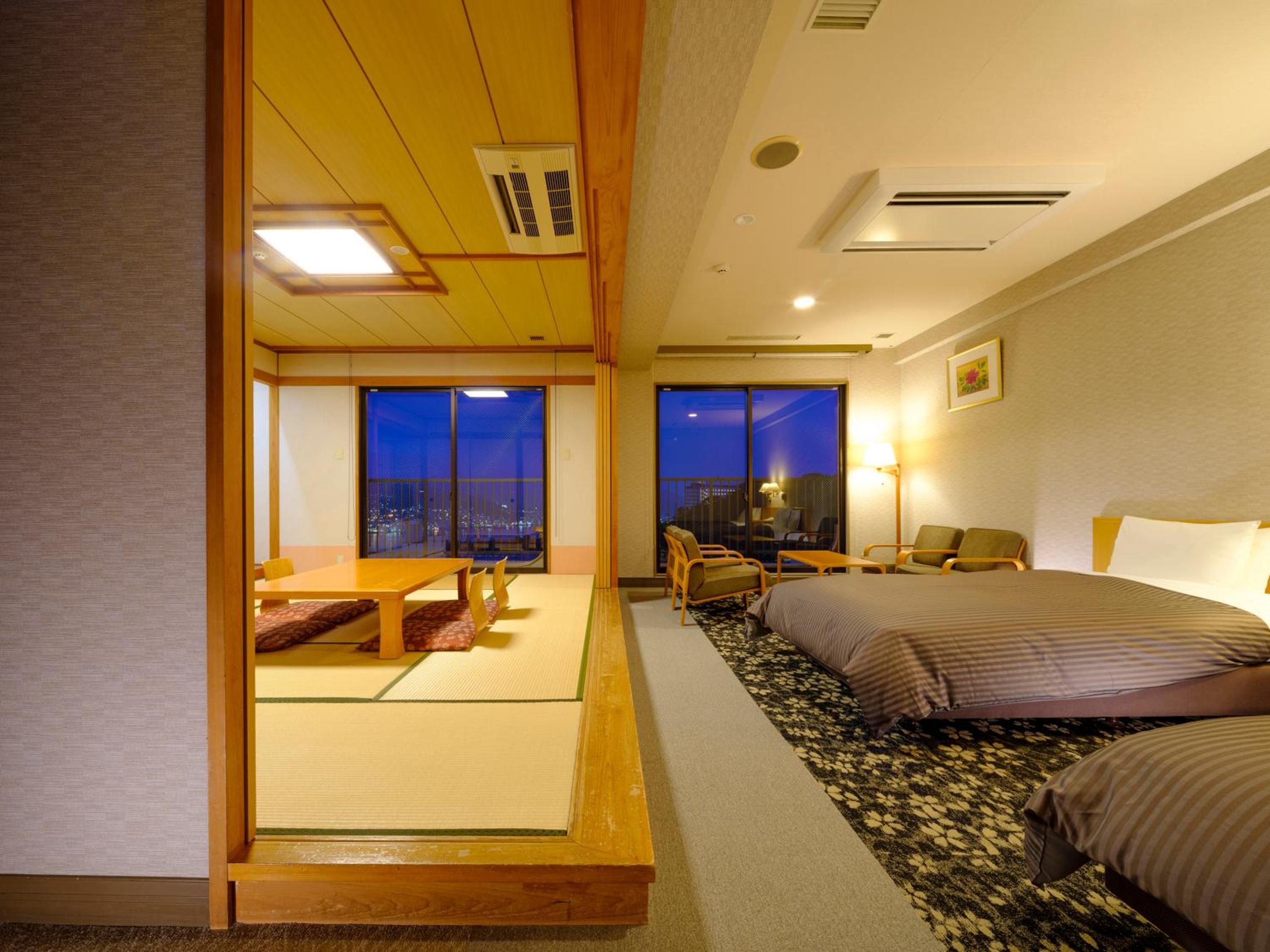 غرفة يابانية غربية ديلوكس في الملحق، Inasayama Kanko Hotel 2/2