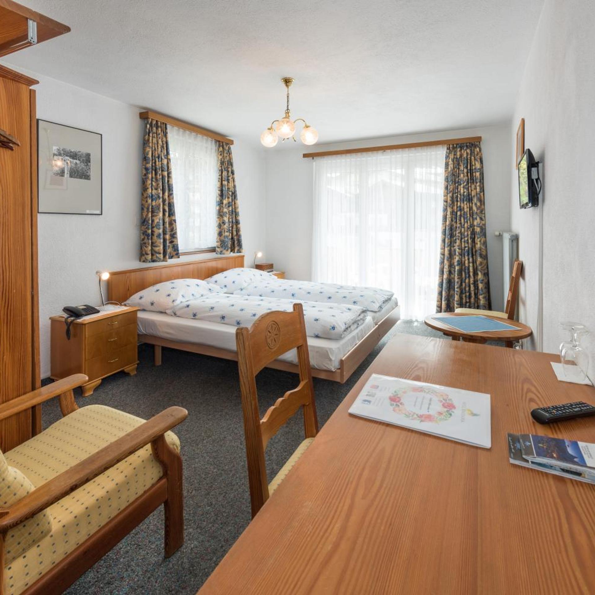 Room, Double Bed, Partial Mountain View, Balcony or Terrace, Hotel Rhodania 6/10