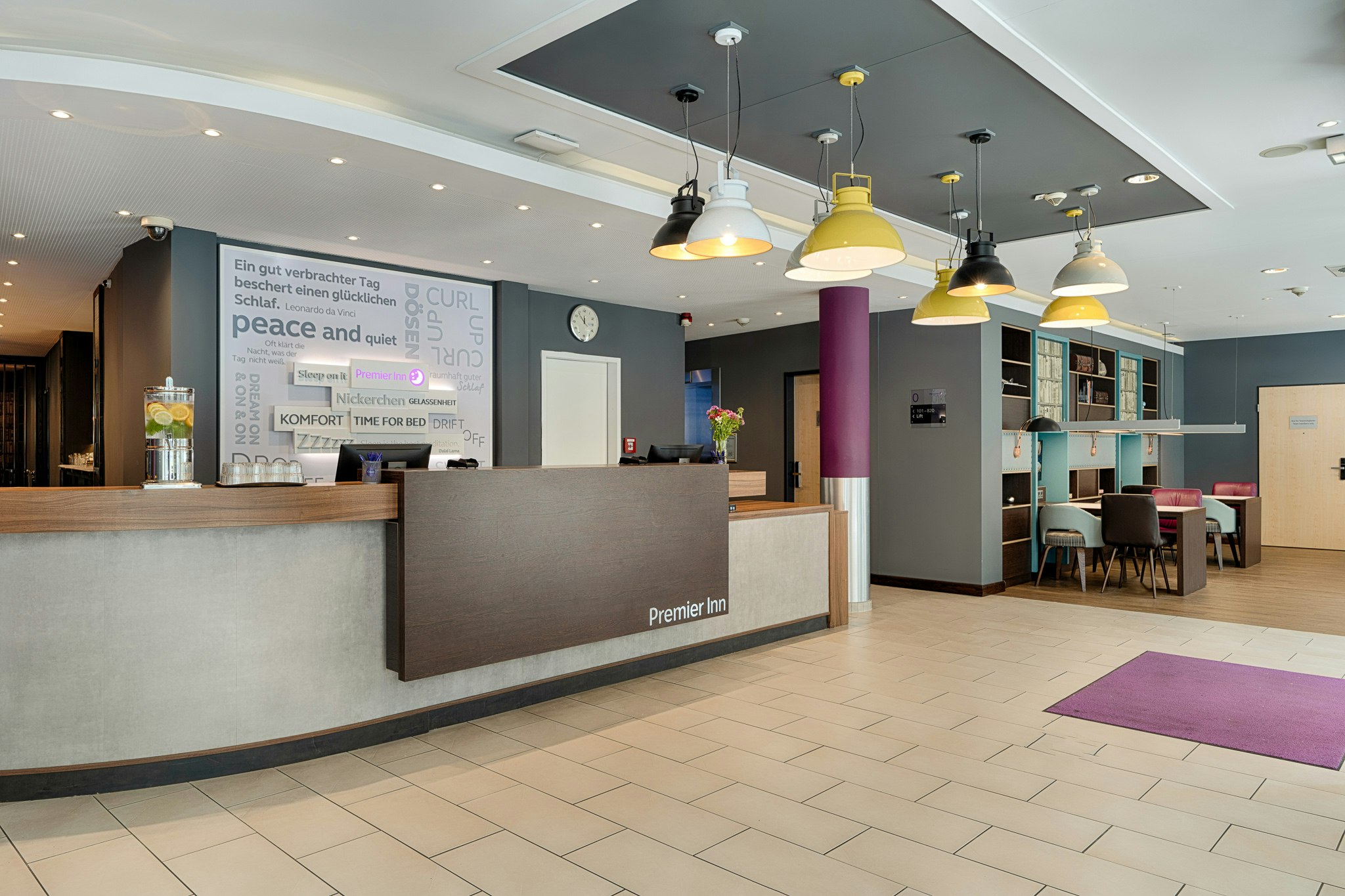 Lobby at Premier Inn Berlin City Centre, BERLIN