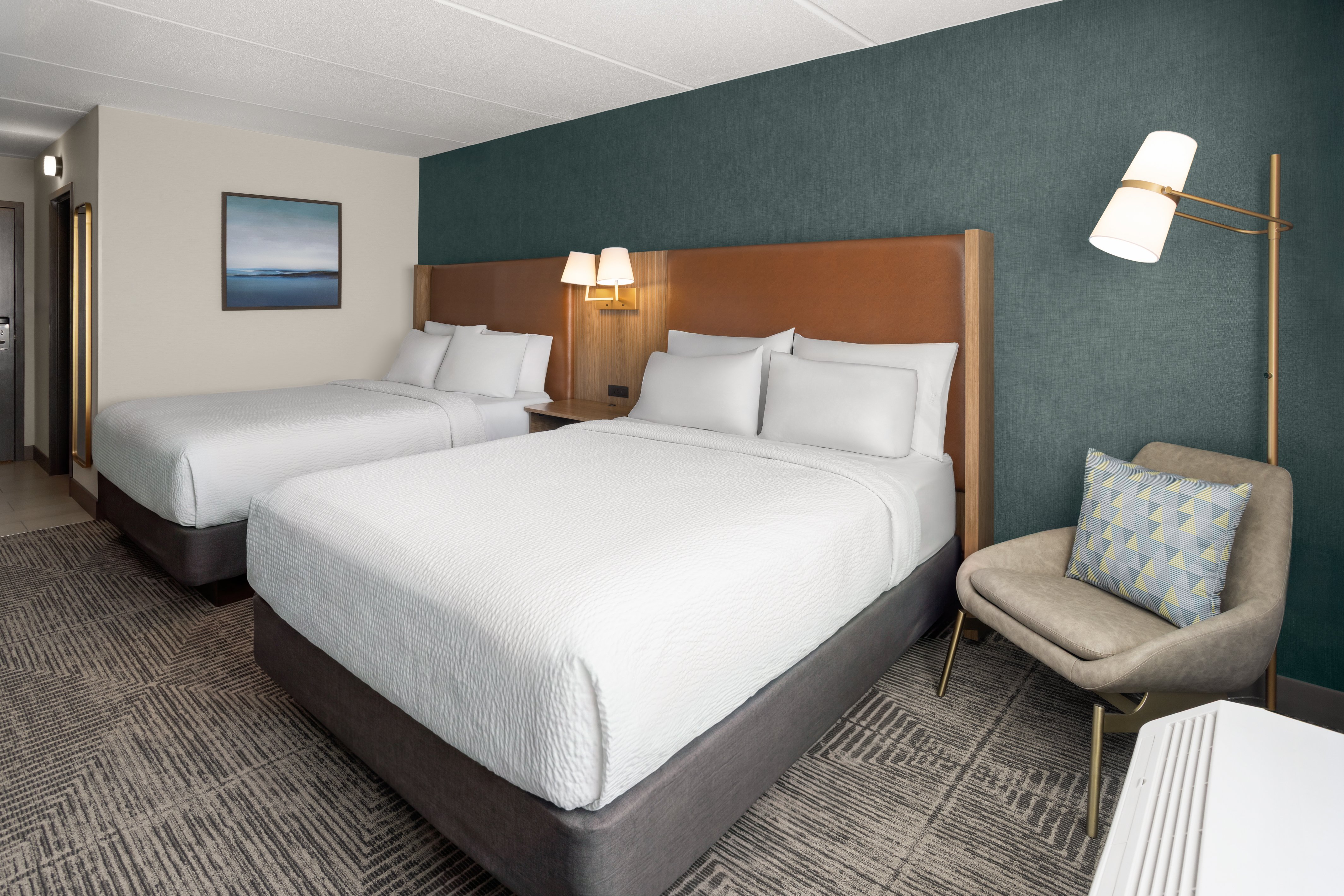 Room, 2 Double Beds, Pool Side