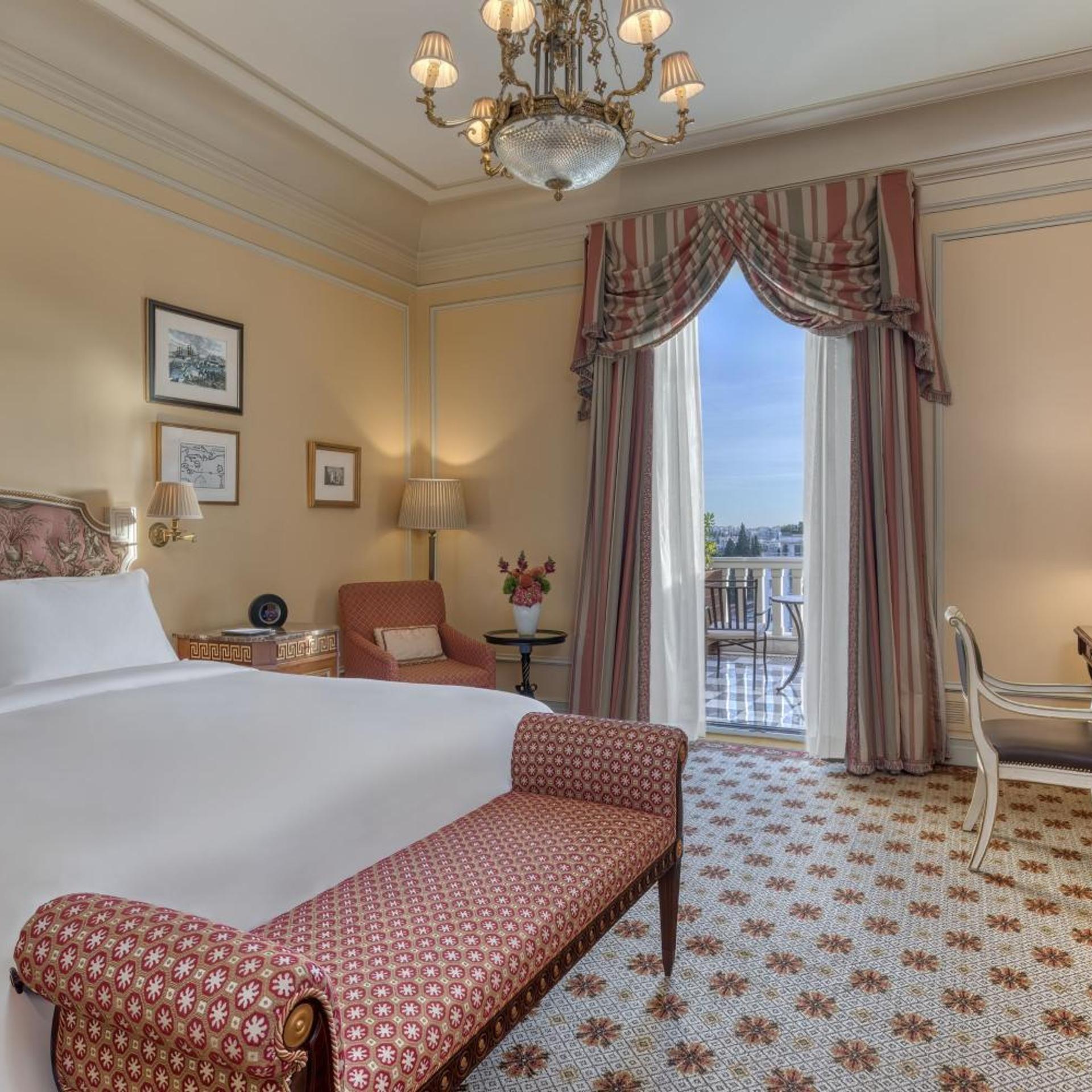 Guest Room, Deluxe, King Bed, Acropolis View, City View, High Floor