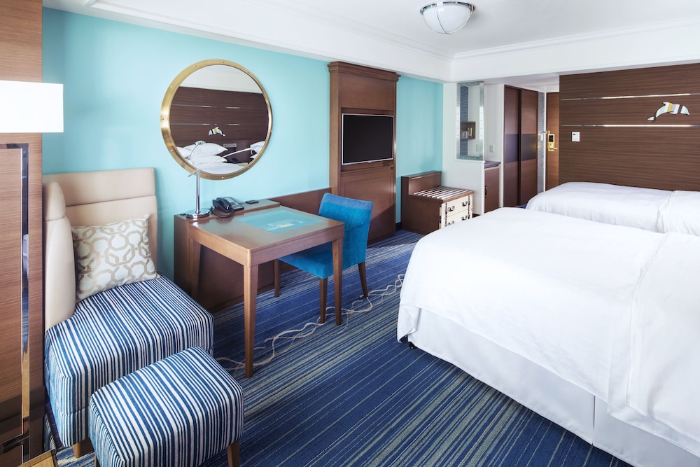 غرفة بسريرين مزدوجين بشرفة، Sheraton Grande Tokyo Bay Hotel 4/6