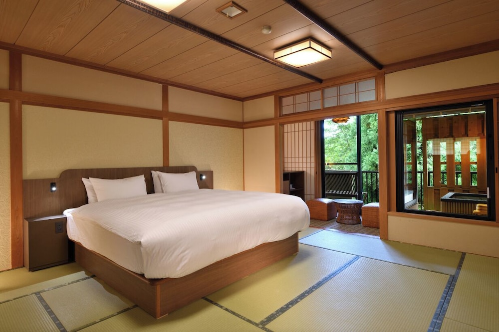Japanese, Double Bed, Outdoor Bath