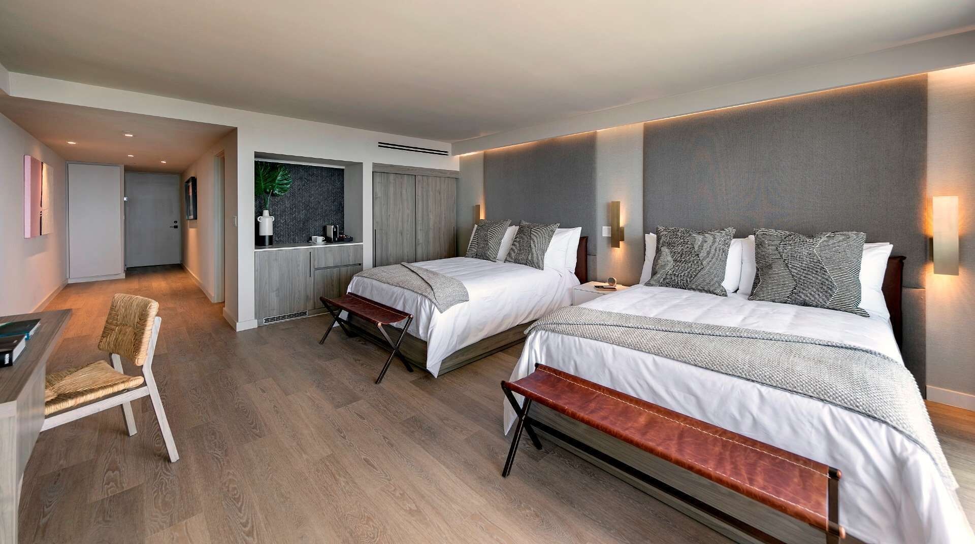 Renovated, Pines, Connecting, 1 King and 2 Queen Beds, Ocean View