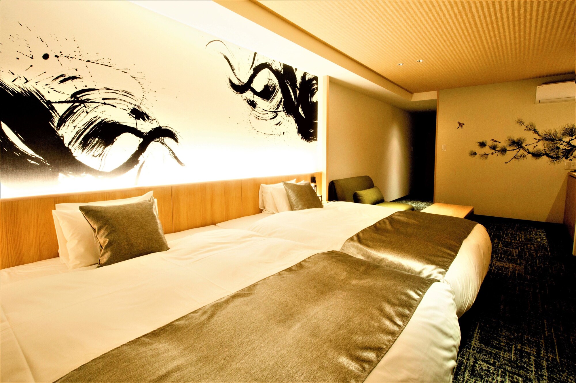 غرفة سوبيريور بسريرين كوين، Homm Stay Nagi Sanjo Kyoto By Banyan Group 2/5