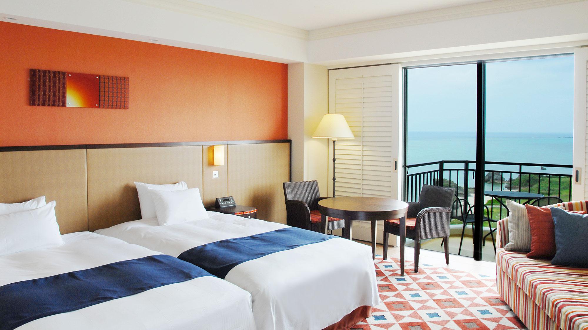 Ocean, Premier, Premium, Twin Beds, Ocean View, Patio