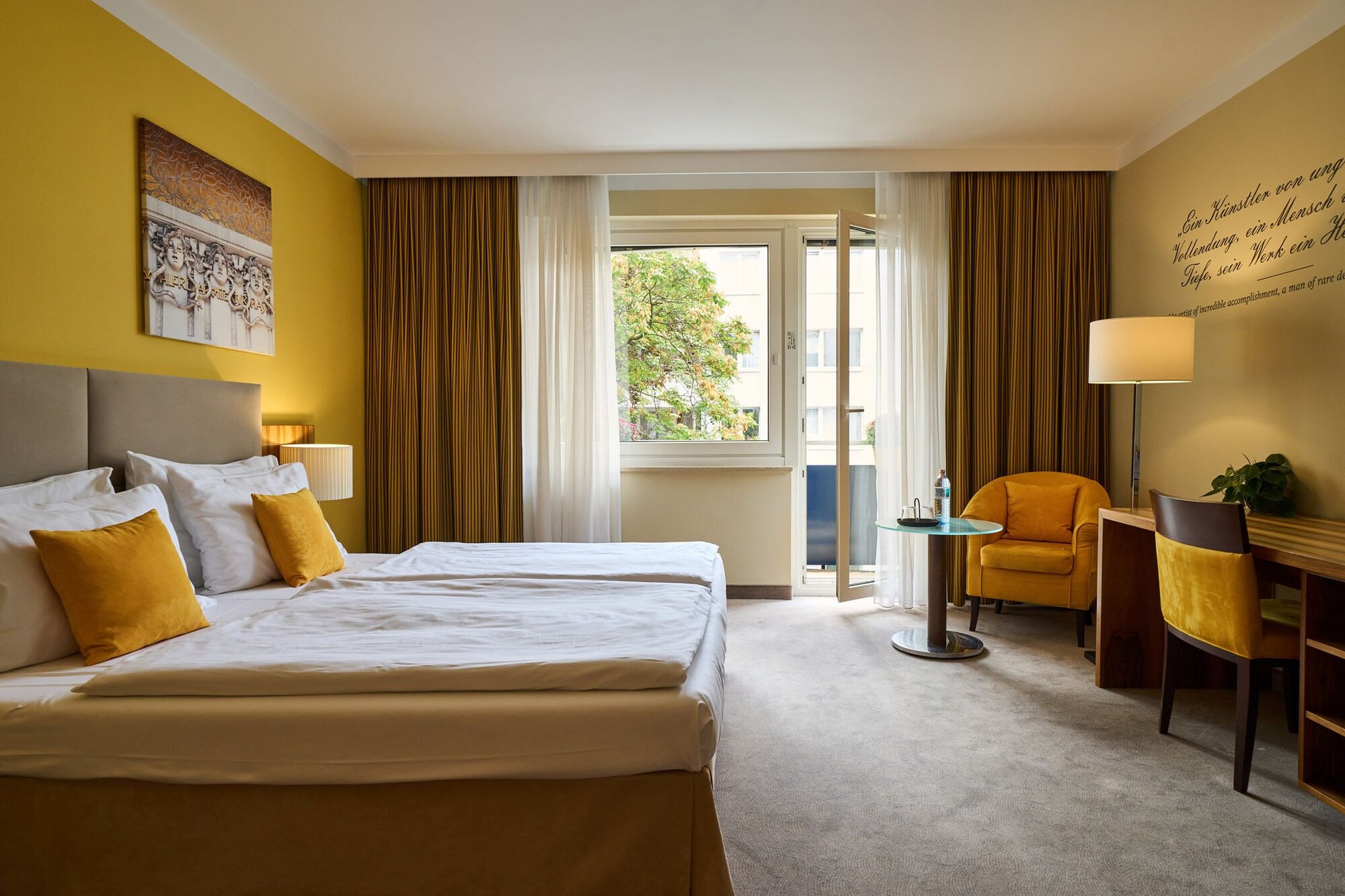 غرفة ديلوكس بسرير مزدوج بشرفة، Henriette Stadthotel 6/10