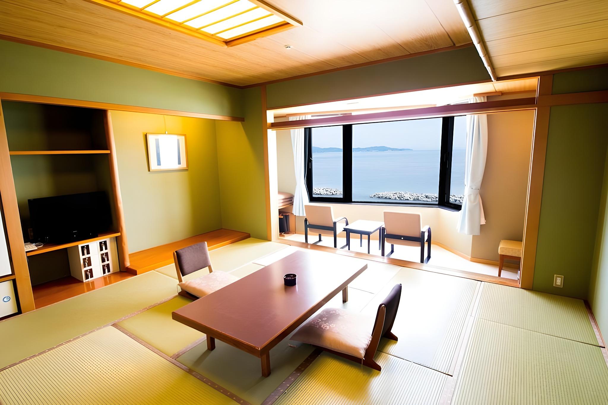 Japanese, Single Bed, Ocean View