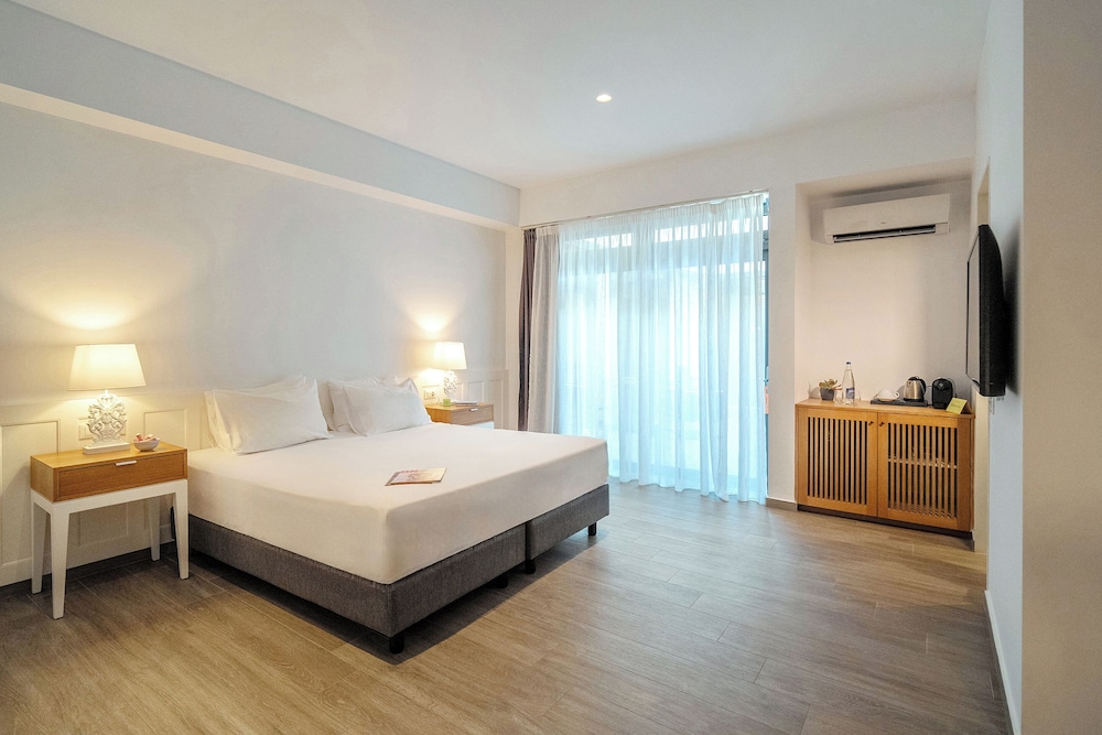 غرفة أساسية بسريرين منفصلين مع أريكة، Villaggio Boutique Hotel Hersonissos - Adults Only 2/10
