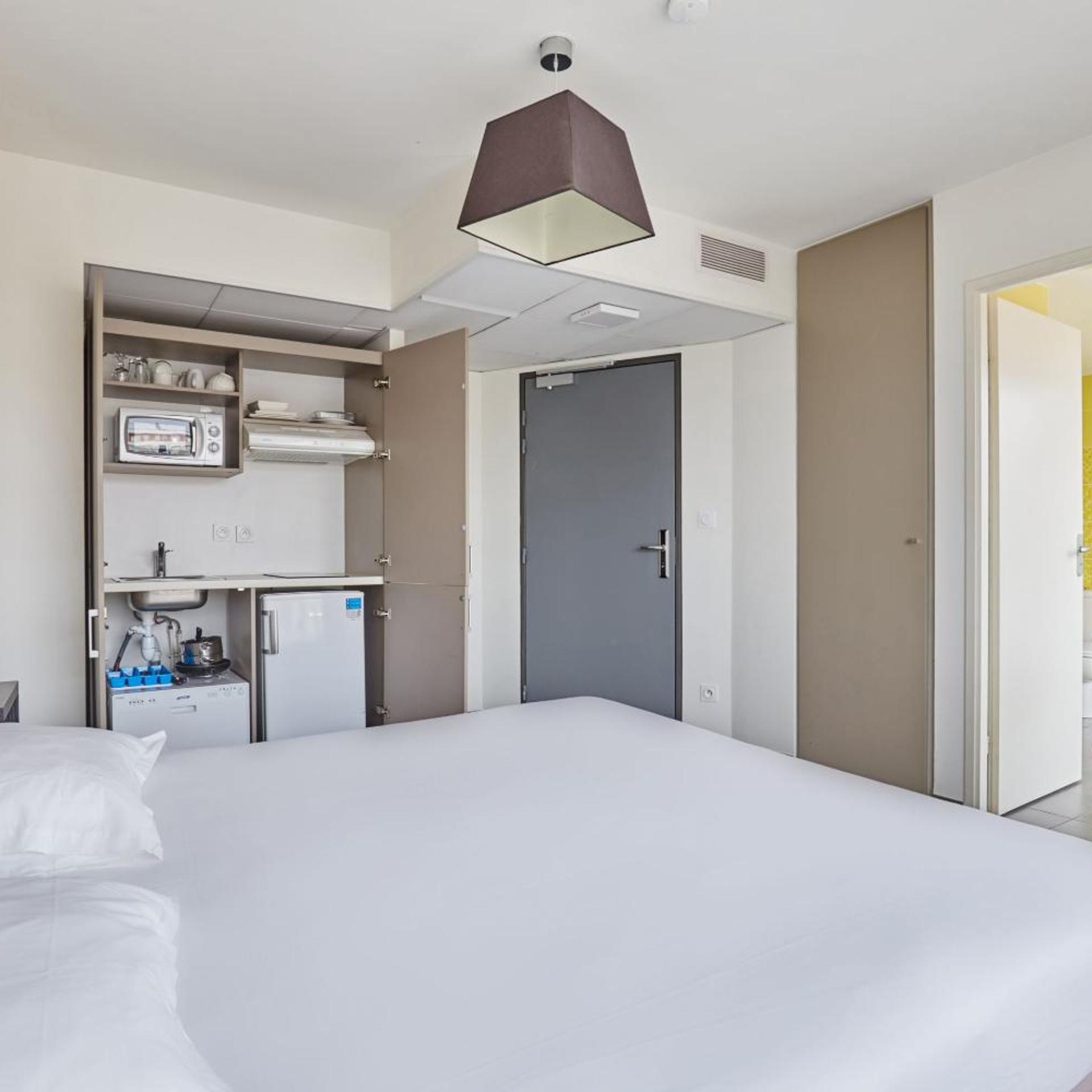 استوديو بشرفة، Appart hotel Odalys City Marseille Centre Parc Chanot Velodrome 2/10