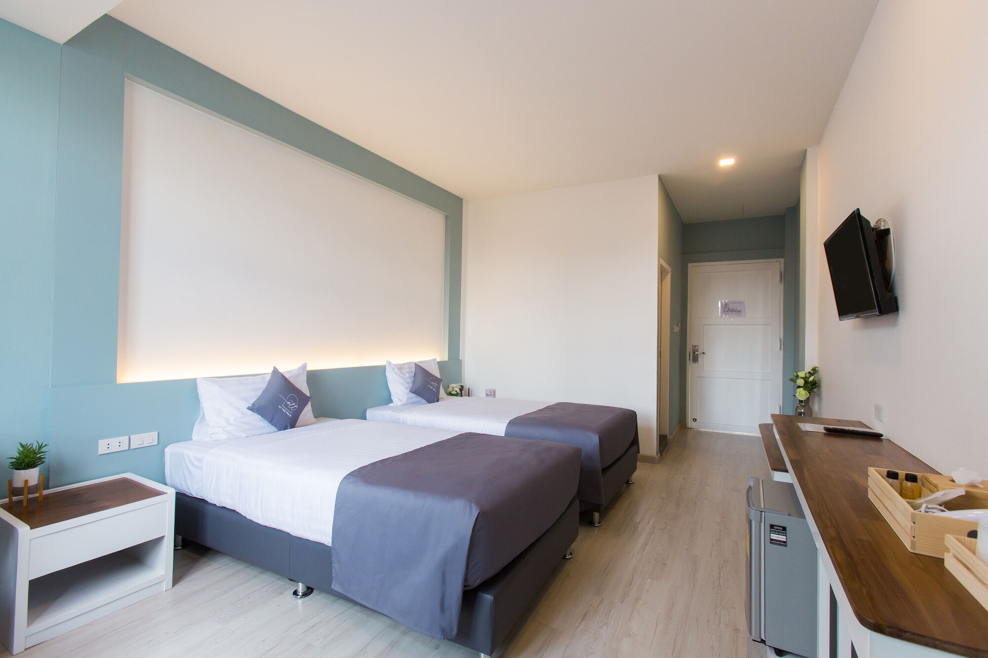Standard, Twin Beds, At the Train Hotel Ex Oasis Hotel Chiangmai 4/4