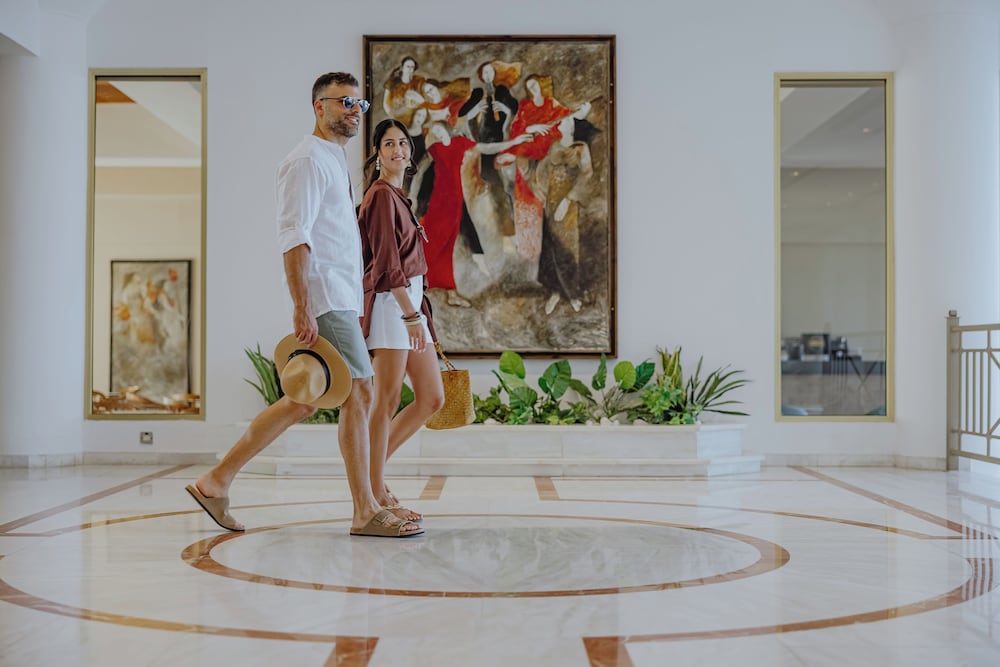 Lobby at Golden Coast Beach Hotel, PARALIMNI