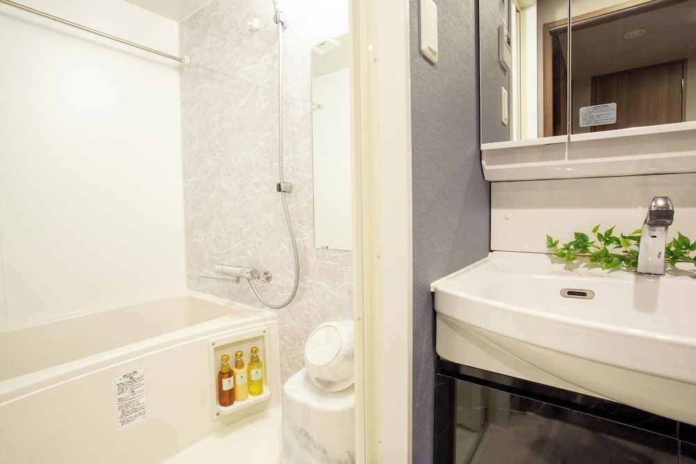 غرفة ديلوكس بسريرين مزدوجين مع أريكة، Bon Condominium Namba Ebisu 8/10