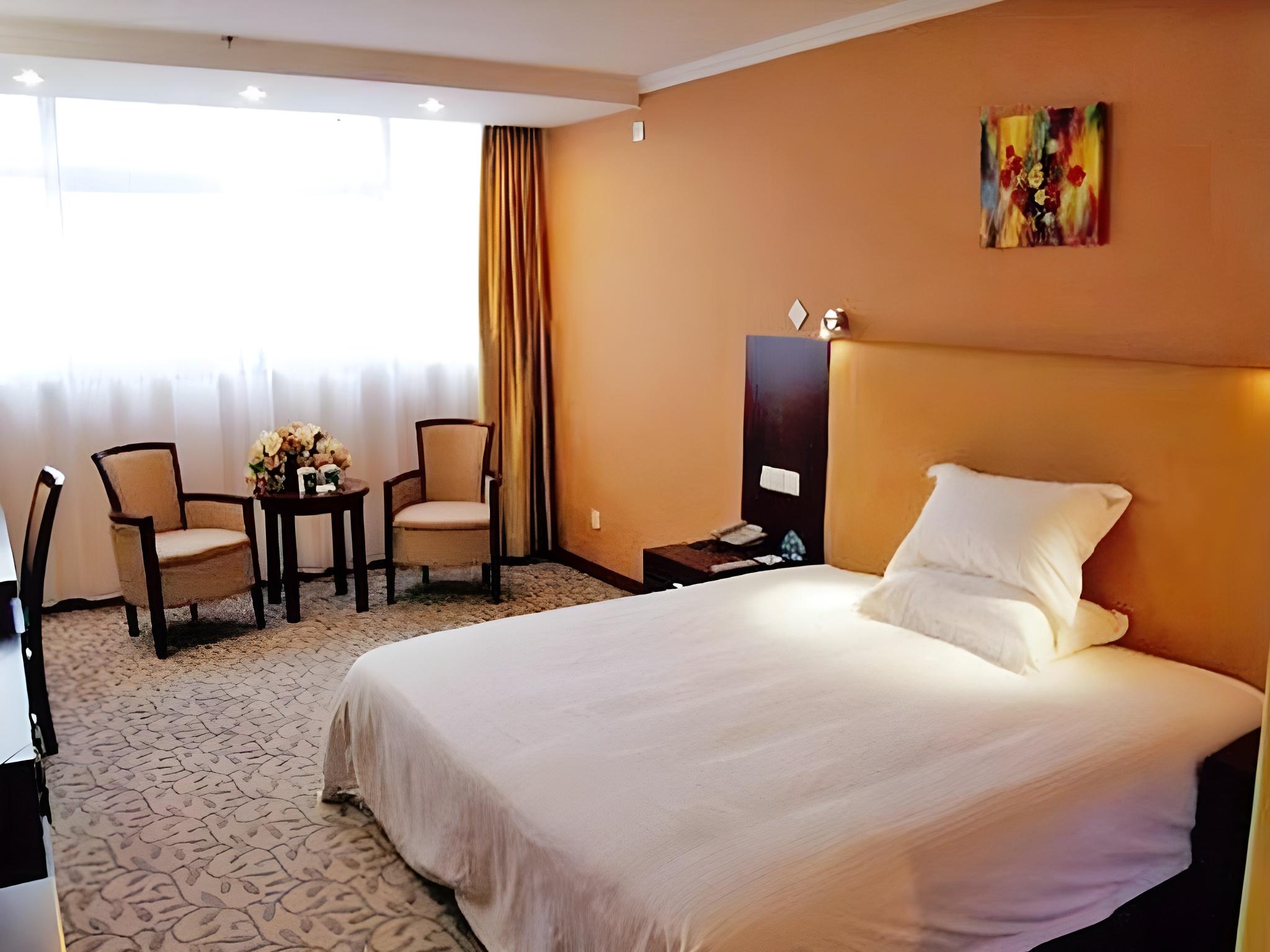 غرفة سوبيريور بسرير كوين، GreenTree Inn LianYunGang Xinpu District East JieFang Road Wanda Square Hotel 2/2