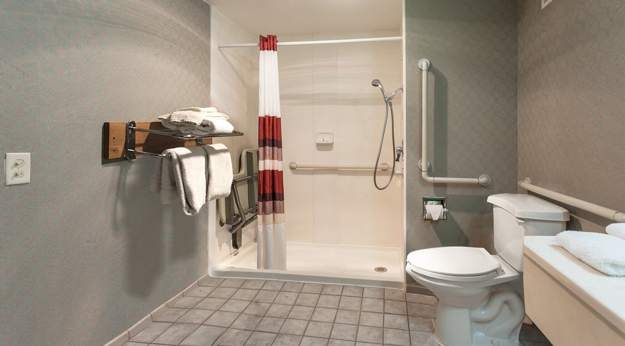 غرفة قياسية بسريرين مزدوجين لذوي الإعاقة، Red Roof Inn & Suites DeKalb 3/4
