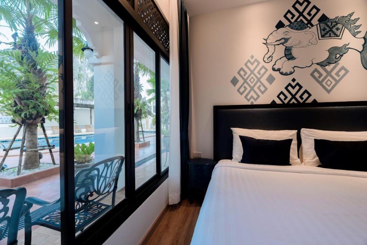 غرفة بسرير مزدوج بإطلالة على المسبح، Sabai Mansion Pool & Spa 4/5