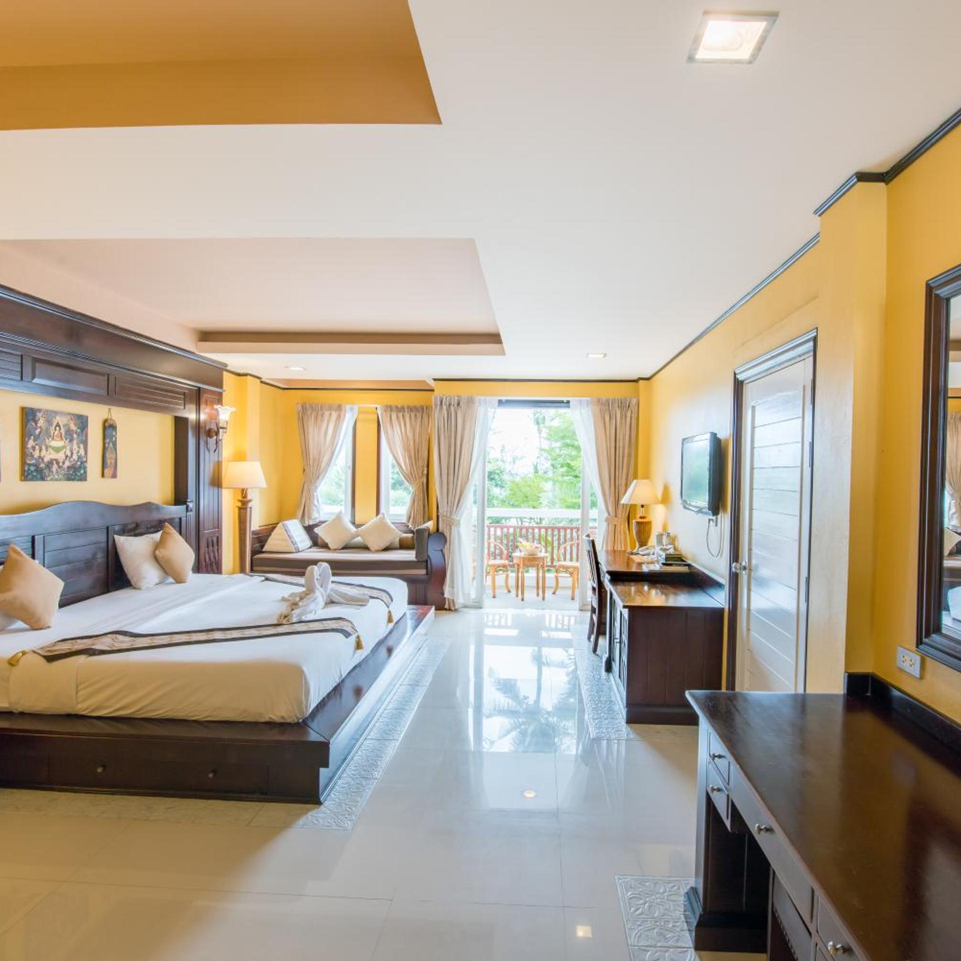 Deluxe, Double or Twin Bed, Sea View